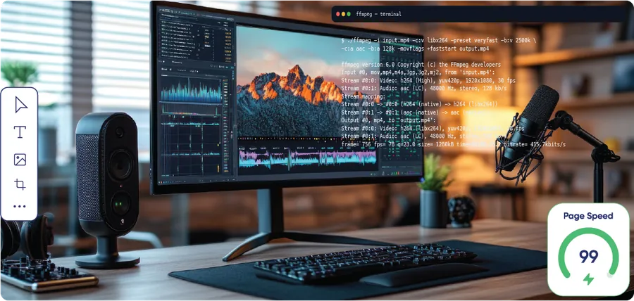 FFmpeg Hosting — Fast Transcoding & Streaming Infrastructure